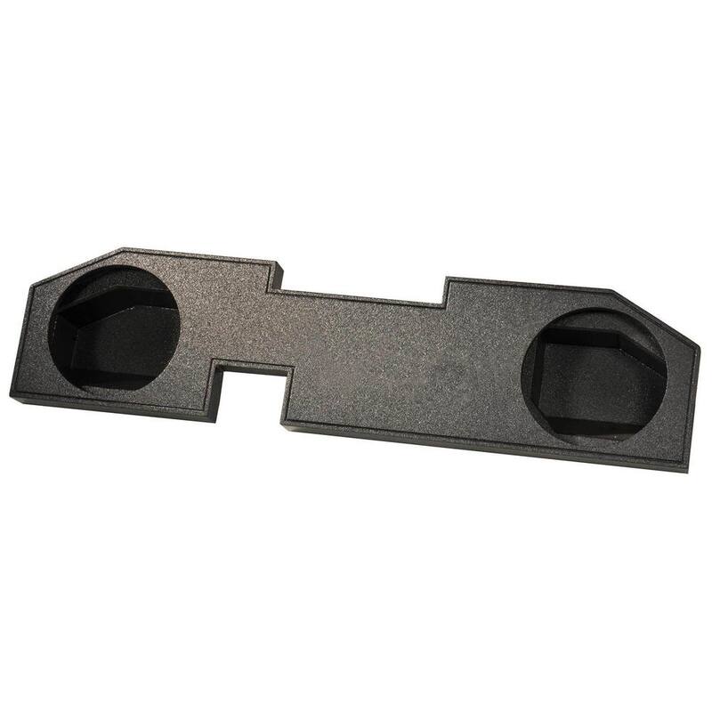 Q POWER Dodge Ram Quad Cab '02-Newer Dual 12 in. Subwoofer Box Sub Enclosure - QBOMB-DODGE12-4DR