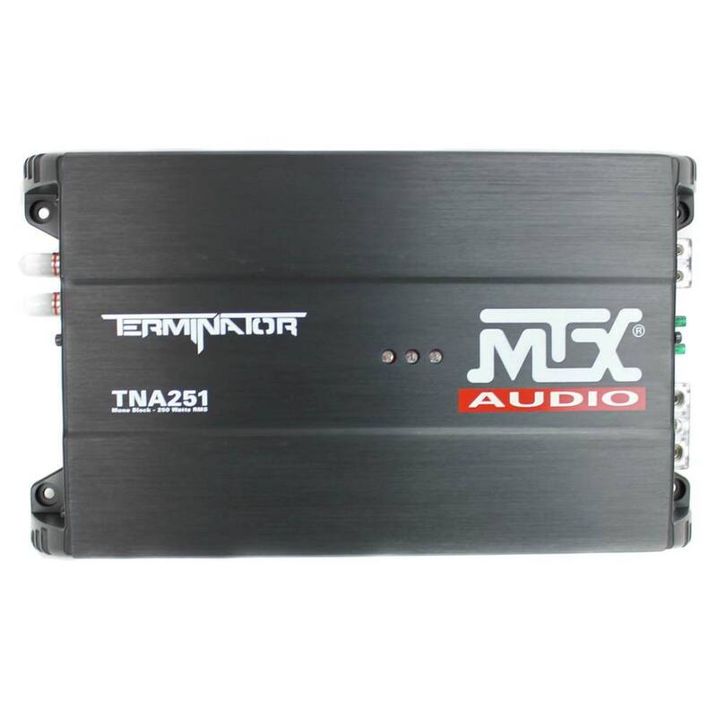MTX TNP212D2 12 in. 1200-Watt Dual Loaded Car Subwoofer Audio with Sub Box and Amplifier - TNP212D2