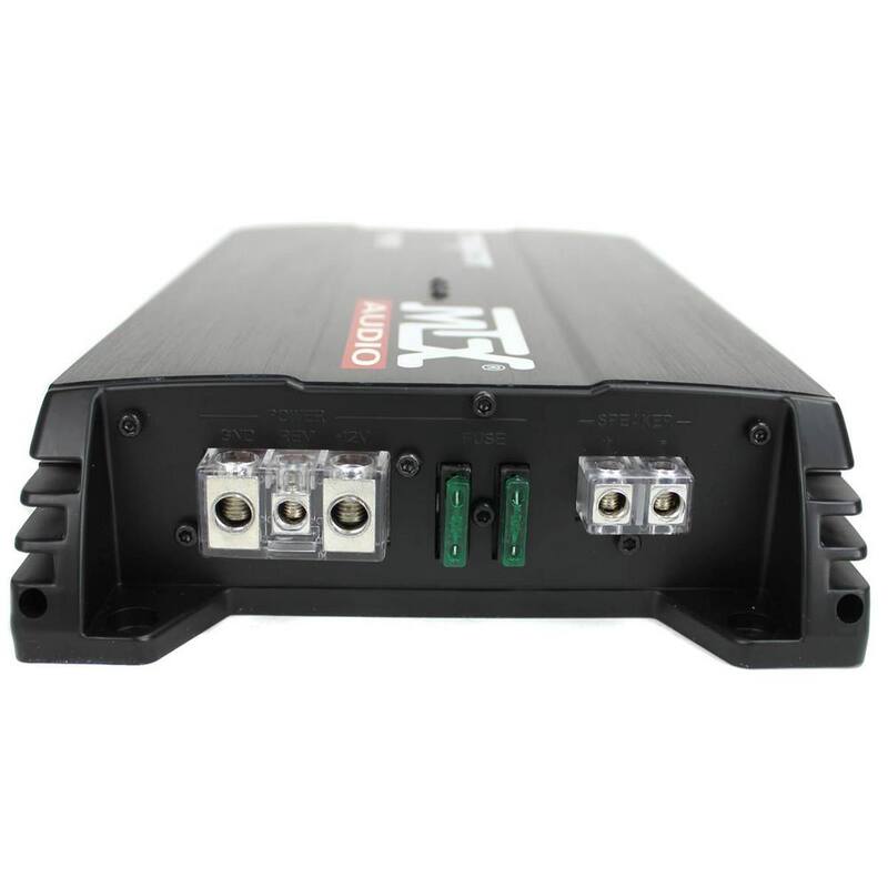 MTX TNP212D2 12 in. 1200-Watt Dual Loaded Car Subwoofer Audio with Sub Box and Amplifier - TNP212D2