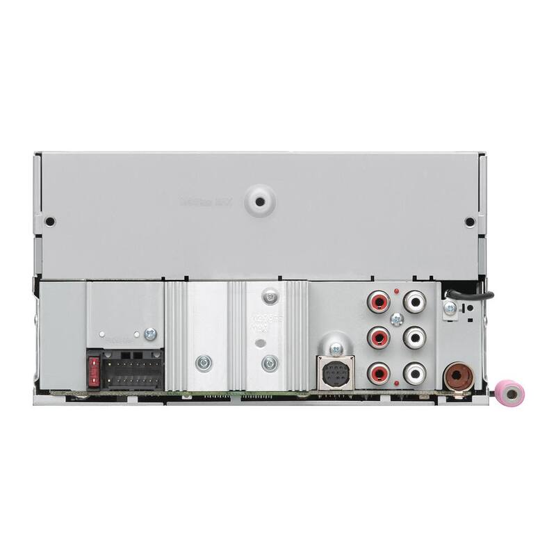 JVC Car In-Dash Unit, Double-DIN Digital Receiver with Alexa Built-in and SiriusXM Ready - KW-X850BTS
