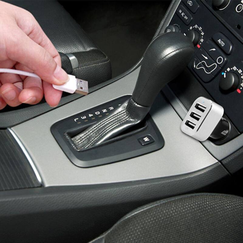 Armor All 4.4 Amp 3-Port USB Car Charger - ACC8-1002-BLK