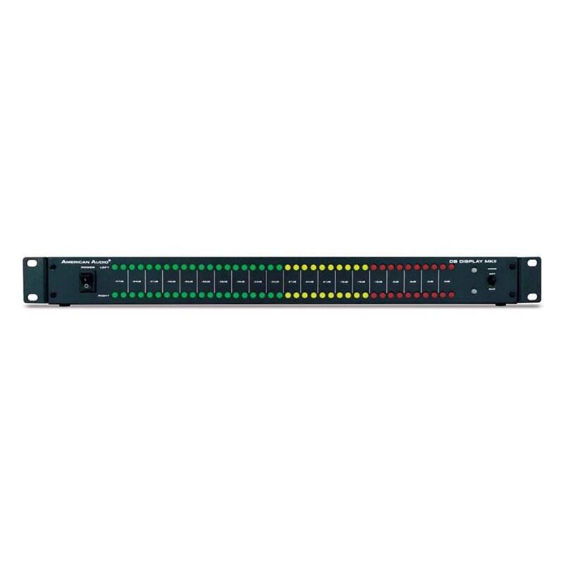 American Audio MKII DB Sound Volume LED Display Monitor Device for Amp Rack - DB DISPLAY MKII