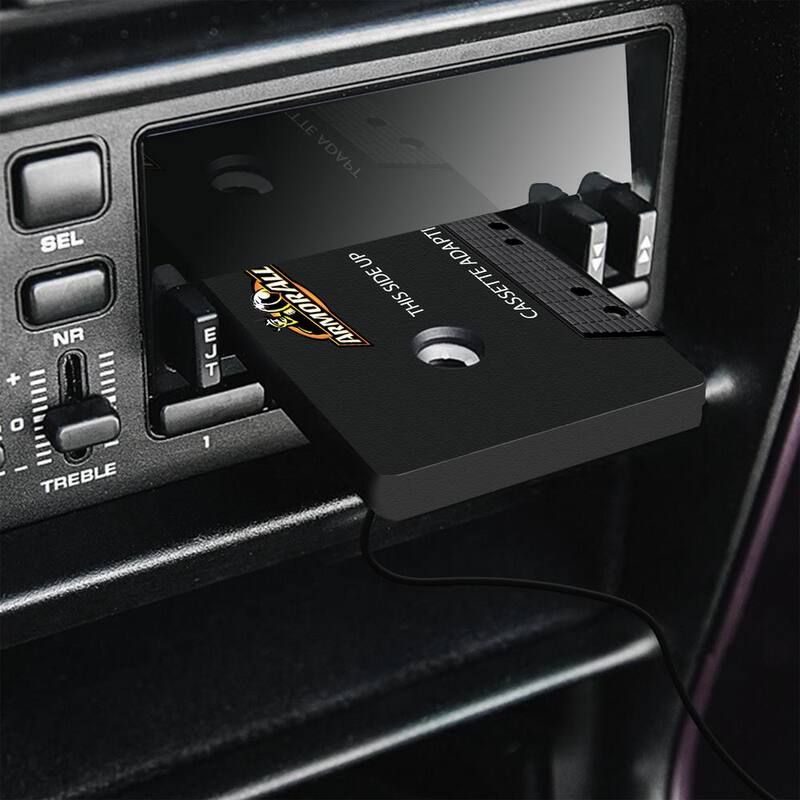 Armor All Audio Aux Cassette 3.5mm Adapter, Connect Smartphones/Tablets, Plug/Answer Button For Calls, Easy-To-Install - AAC9-1003-BLK