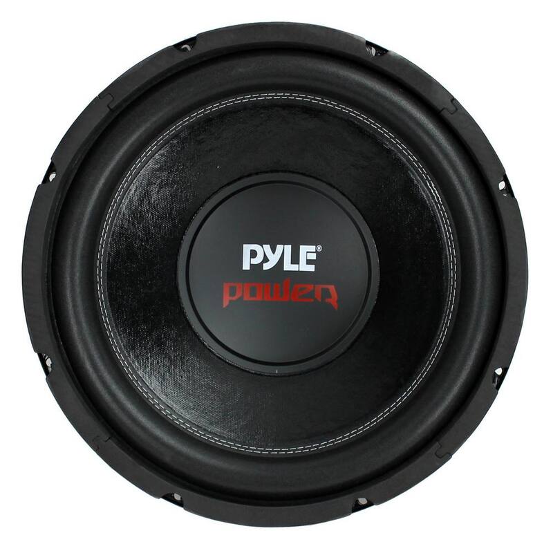 Pyle 12 in. 1600-Watt 4Ohm DVC Black Car Stereo Audio Power Subwoofer Dual Coil (3-Pack) - 3 x PLPW12D
