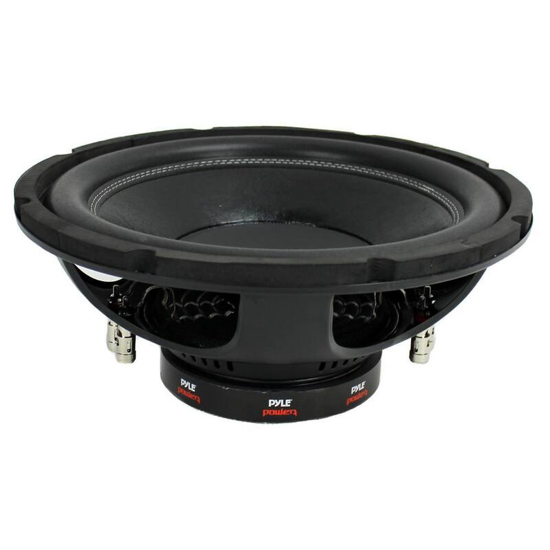 Pyle 12 in. 1600-Watt 4Ohm DVC Black Car Stereo Audio Power Subwoofer Dual Coil (3-Pack) - 3 x PLPW12D