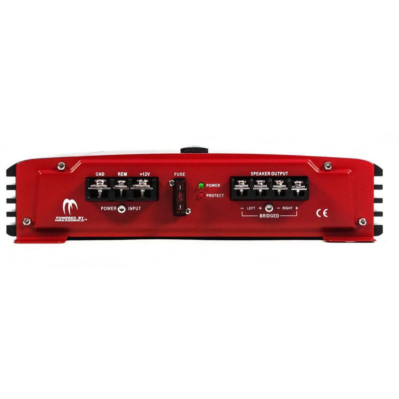 Crunch PX-1000.2 2 Channel 1000-Watt Car Stereo Amplifier Plus Amp Wiring Kit (2-Pack) - 2 x PX-1000.2 + 2 x AKS8