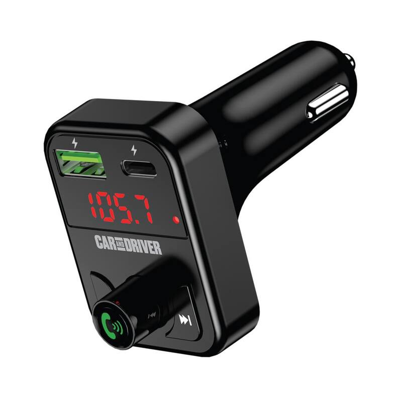 Car and Driver FM Transmitter 1 A Port - CAD-FMX121