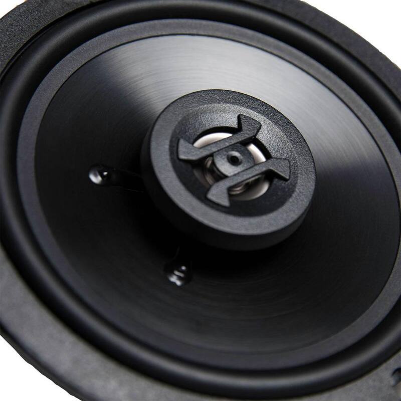 MAXXSONICS Hifonics Zeus 6.5 in. 3 Way 300-Watt Shallow Coaxial Speakers (4-Pack) - 2 x ZS-65CXS