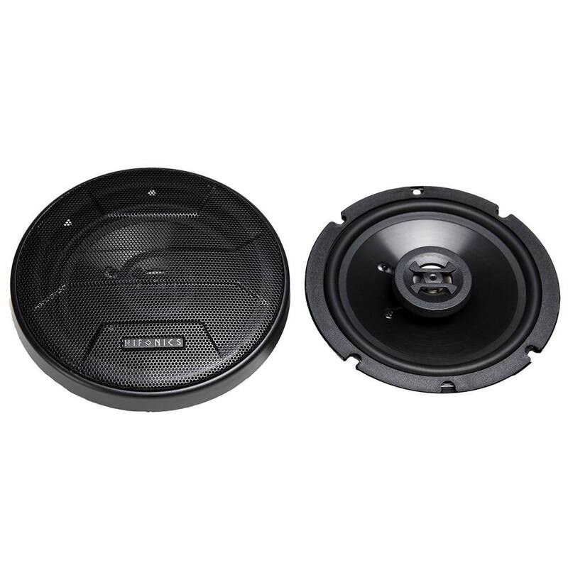 MAXXSONICS Hifonics Zeus 6.5 in. 3 Way 300-Watt Shallow Coaxial Speakers (4-Pack) - 2 x ZS-65CXS