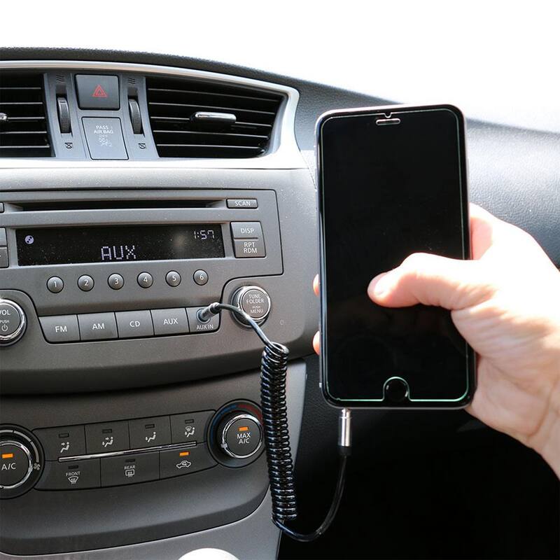 Armor All 4 ft. Flexible Auxiliary Cable, Connect Devices To Your Home/Car Stereo Systems - AAC9-0107-BLK