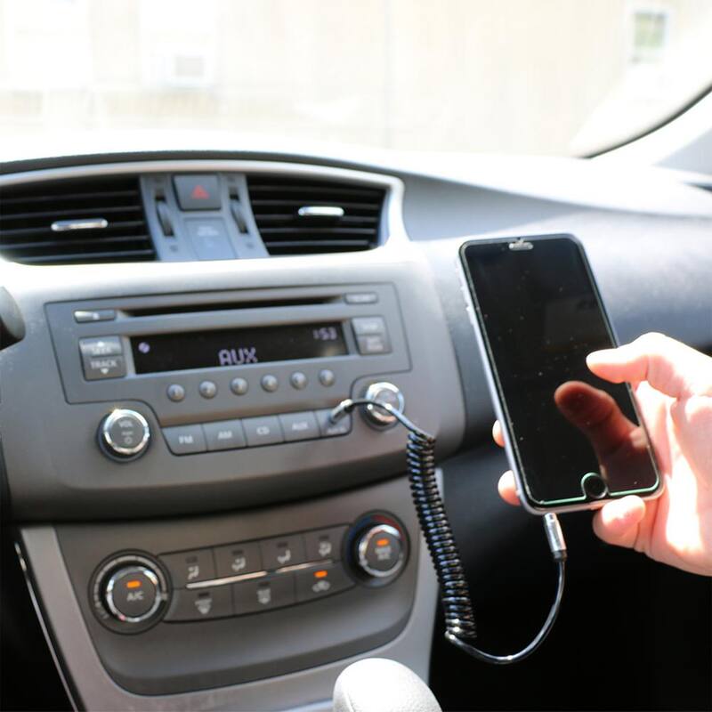 Armor All 4 ft. Flexible Auxiliary Cable, Connect Devices To Your Home/Car Stereo Systems - AAC9-0107-BLK