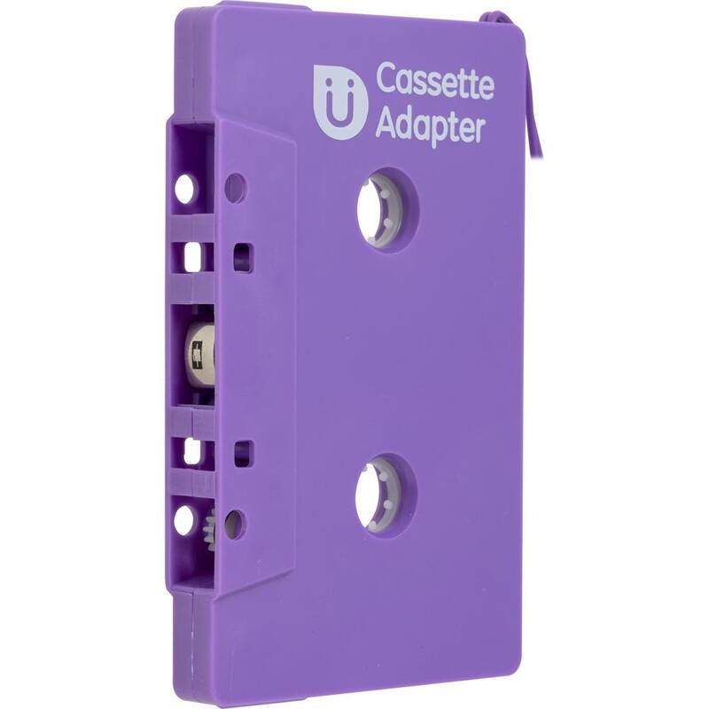 Uber Universal 3.5mm Audio Adapter, Car Cassette to Headphone Jack in Purple - 13191999