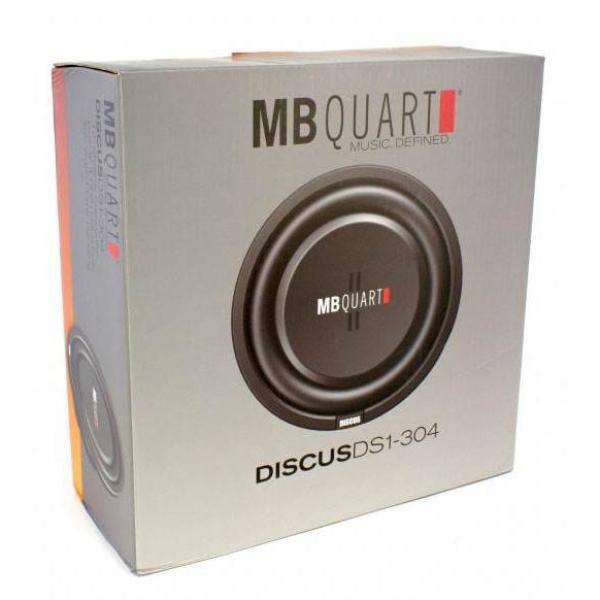 MAXXSONICS MB Quart 400-Watt 12 in. Slim Shallow Subwoofer Car/Truck DVC Sub - DS1-304