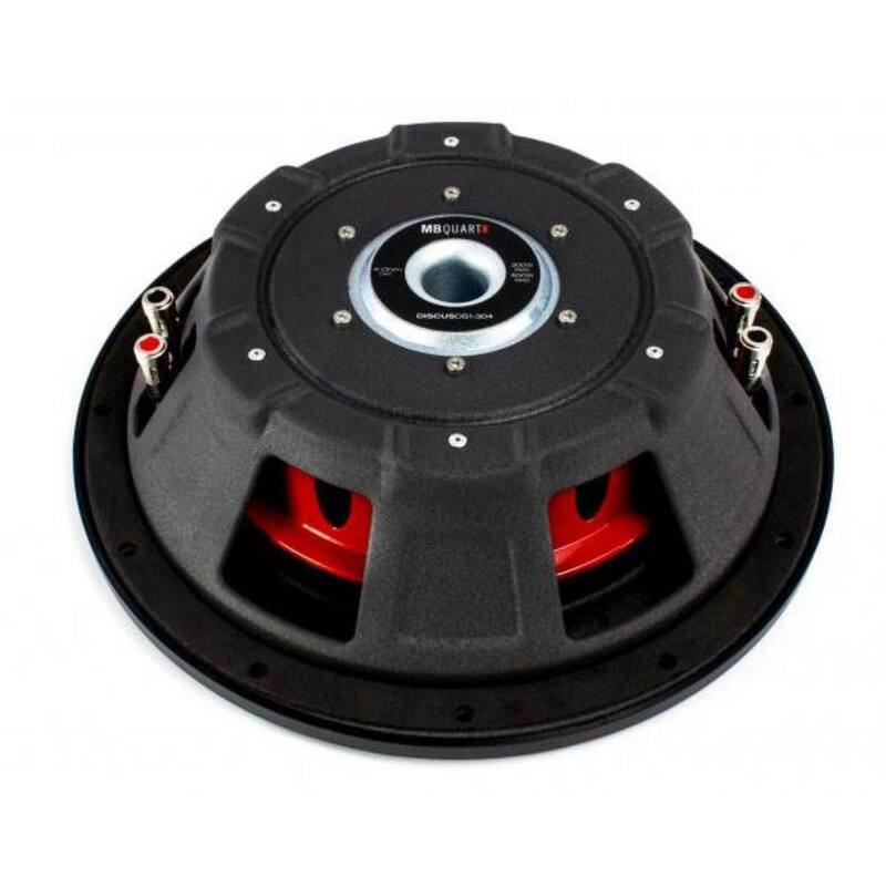 MAXXSONICS MB Quart 400-Watt 12 in. Slim Shallow Subwoofer Car/Truck DVC Sub - DS1-304
