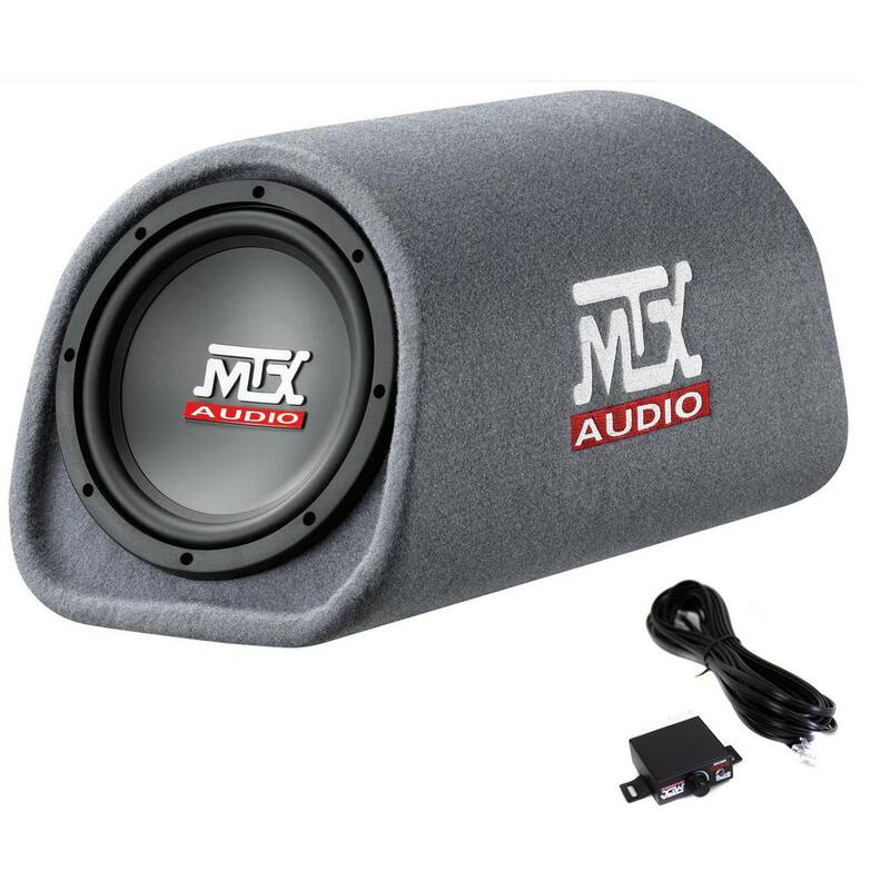 MTX AUDIO MTX AUDIO RT8PT 8 in. 240-Watt Car Loaded Subwoofer Enclosure Amplified Tube Box Vented - RT8PT