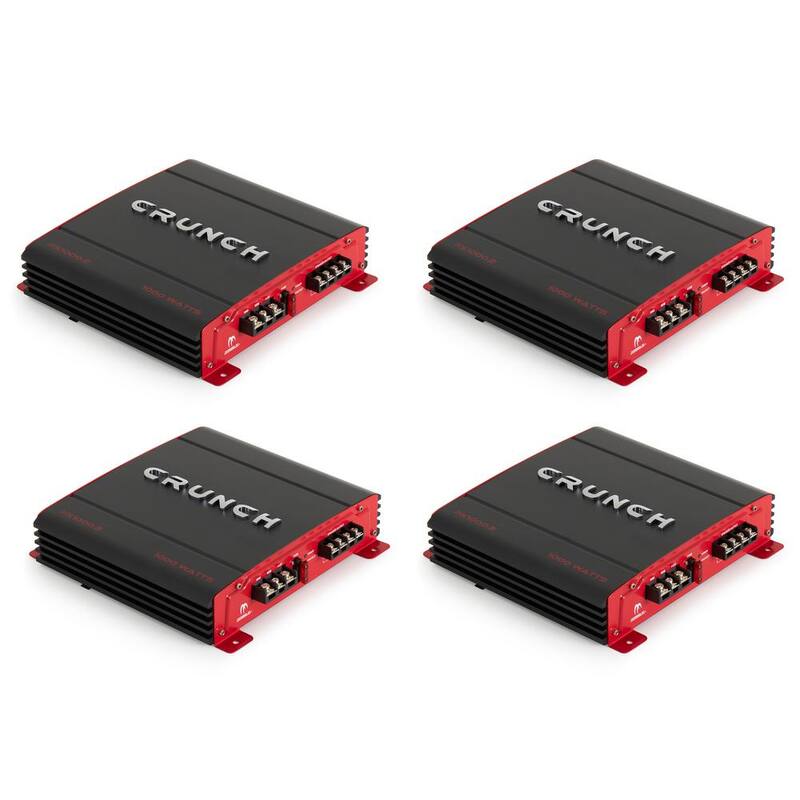 Crunch 2 Channel 1000-Watt Amp A/B Class Stereo Amplifier (4-Pack) - 4 x PX-1000.2