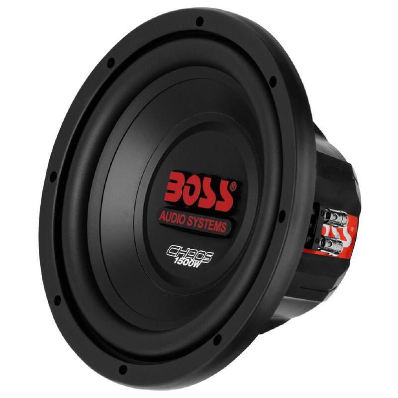 Boss Audio Systems 10 in. 1500-Watt Car Subwoofer Audio DVC Power Sub Woofer 4 Ohm Stereo - CH10DVC