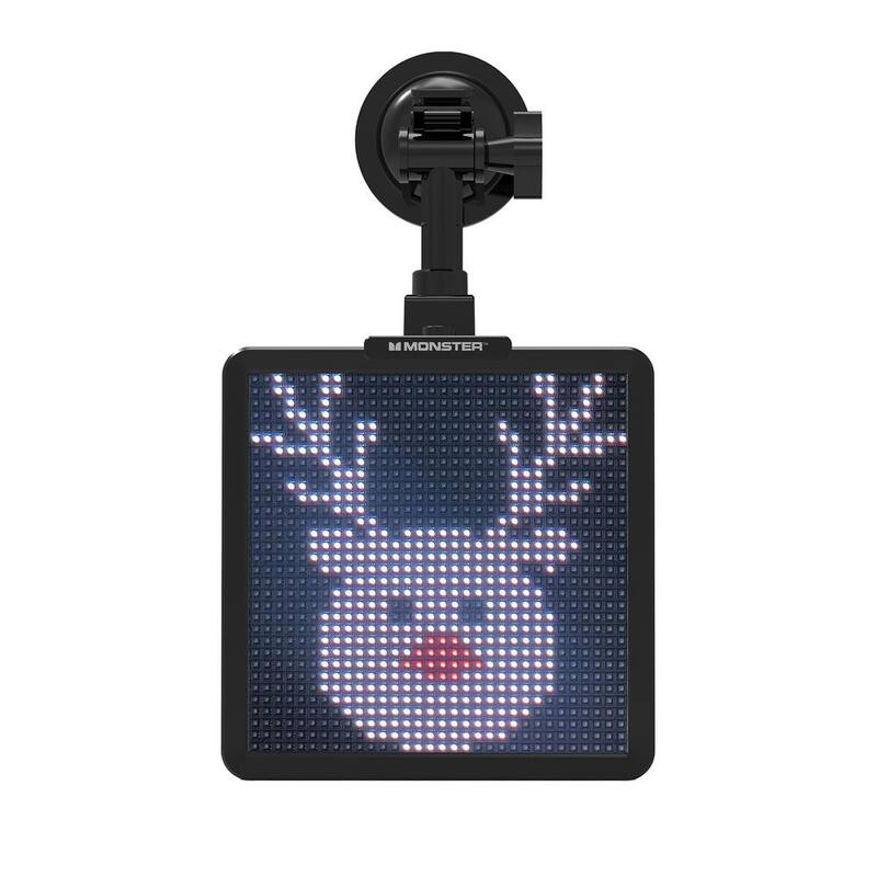 Monster LED Smart Car Pixel Smart Screen with Sound Reactive Mobile App - MAM7-1001-ICM