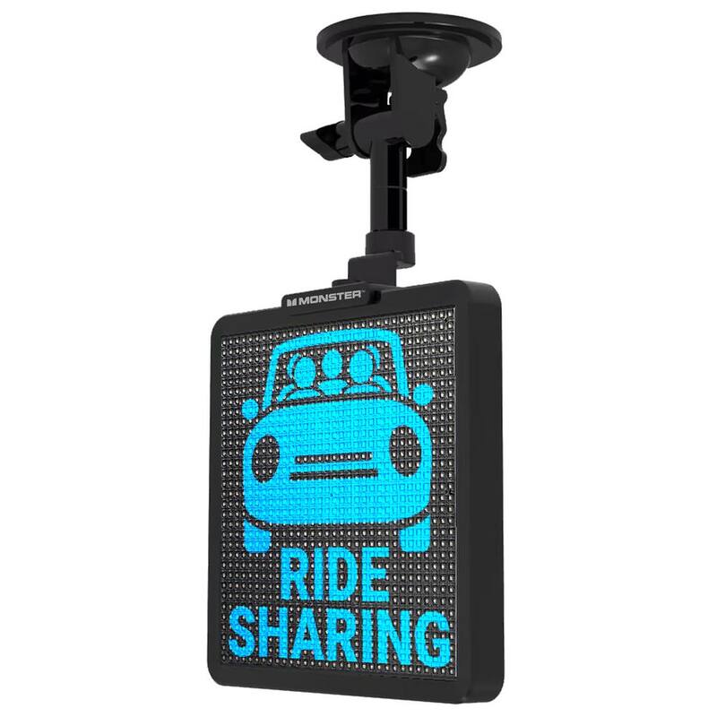 Monster LED Smart Car Pixel Smart Screen with Sound Reactive Mobile App - MAM7-1001-ICM