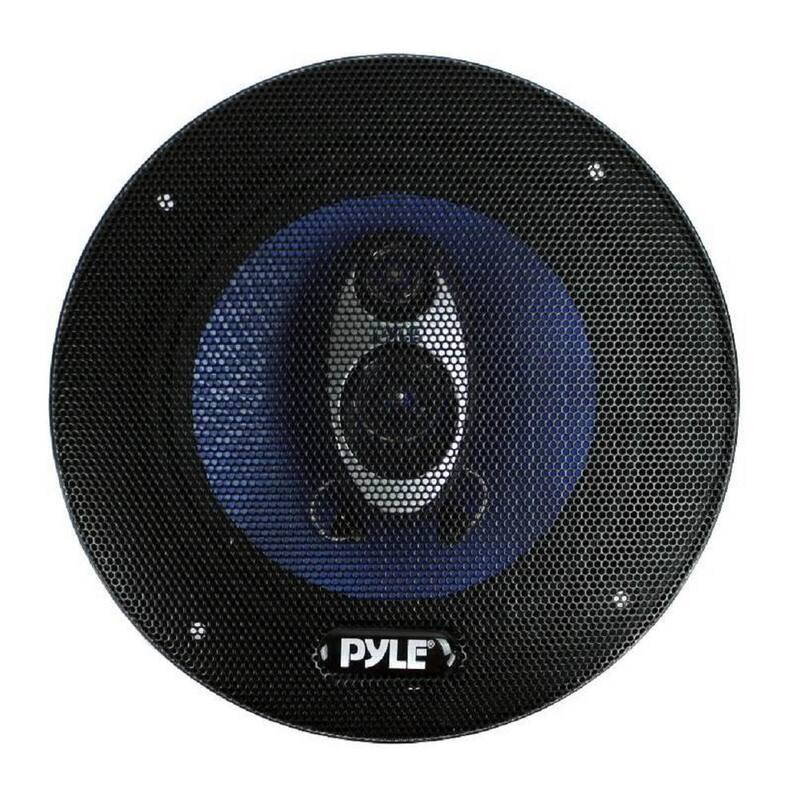 Unbranded 6.5 in. 360-Watt 3-Way Car Audio Coaxial Speakers Pair Blue - PL63BL