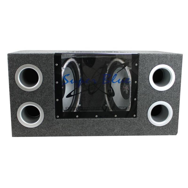 Unbranded 10 in. 1000-Watt Dual Car Audio Subwoofers withBandpass Box and Neon - BNPS102