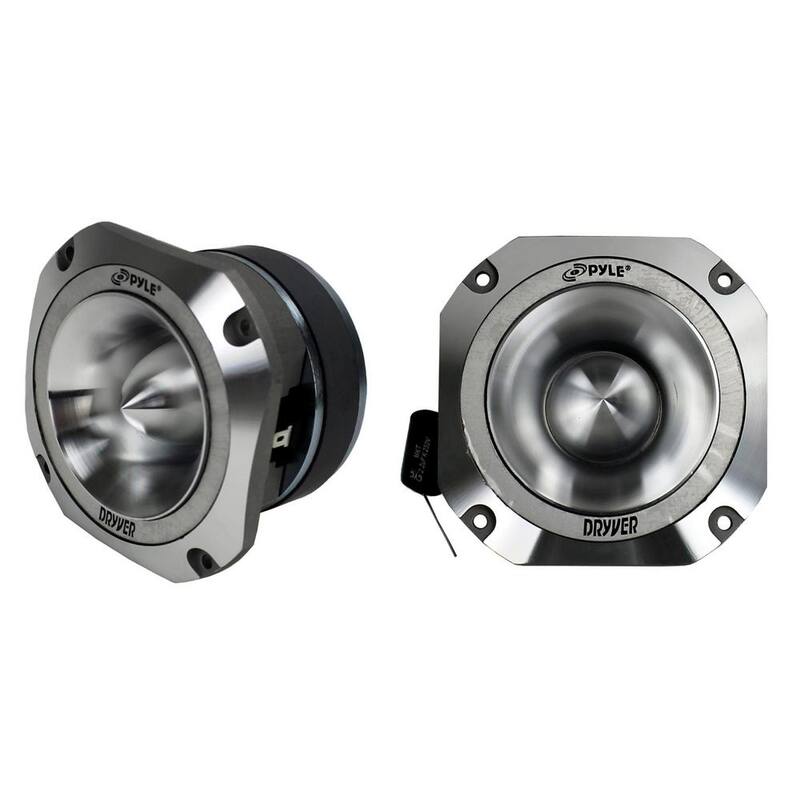 Pyle 1.5 in. 1000-Watt 4-Ohm Heavy-Duty Titanium Super Car Audio Tweeters, Pair - 2 x PDBT31