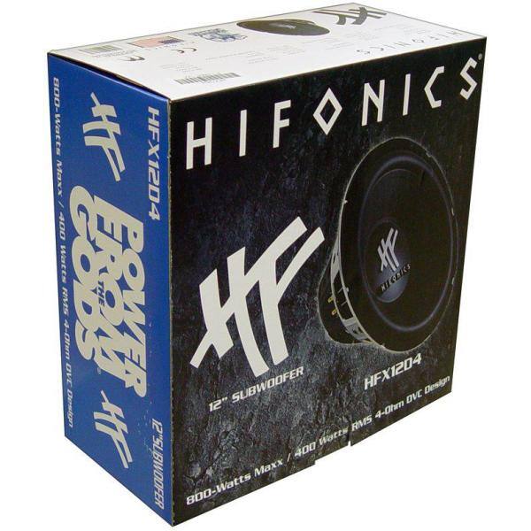 HIFONICS 12 in. 800-Watt 4-Ohm DVC Car Audio Subwoofer Power Bass Sub (3-Pack) - 3 x HFX12D4