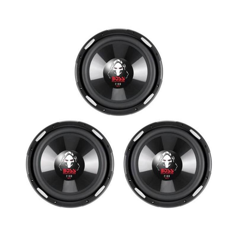 Boss Audio Systems 3) New BOSS Phantom 10 in. 6300-Watt DVC Car Audio Power Subwoofers Subs 4 Ohm - 3 x P106DVC