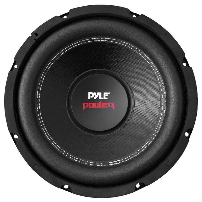 Pyle Two 10 in. 2000-Watt Car Subwoofer Audio Power Subs Woofers DVC 4 Ohm Black - 2 x PLPW10D