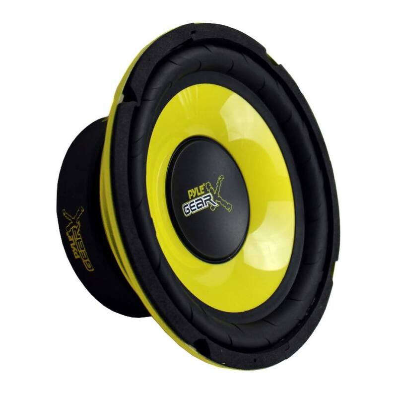 Pyle 6.5 in. 300-Watt Car Mid Bass/Midrange Subwoofers Sub Power 2-Speakers - 2 x PLG64