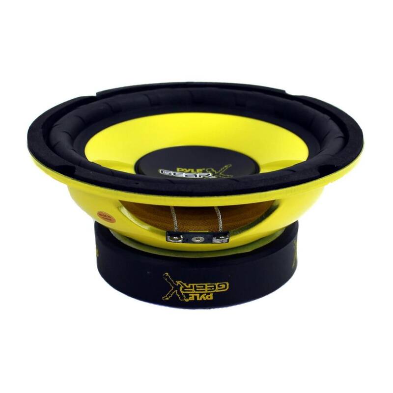 Pyle 6.5 in. 300-Watt Car Mid Bass/Midrange Subwoofers Sub Power 2-Speakers - 2 x PLG64