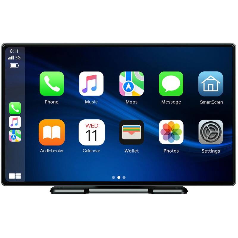 Ahfiwaso 9 in. Portable Wireless Car Stereo with Apple Carplay and Android Auto Bluetooth Airplay AUX GPS Navi for All Vehicle - 27CPH032003