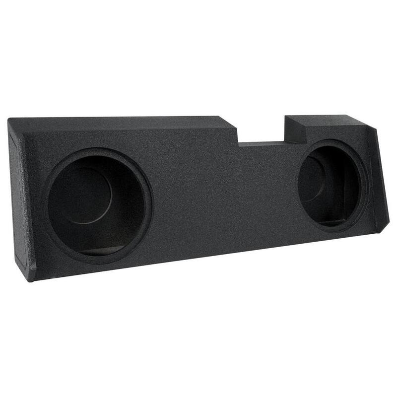 Unbranded QBGMC10 2019 Underseat Downfire 2 Hole 10 in. Subwoofer for GMC/Chevy 2019 - QBGMC10-2019