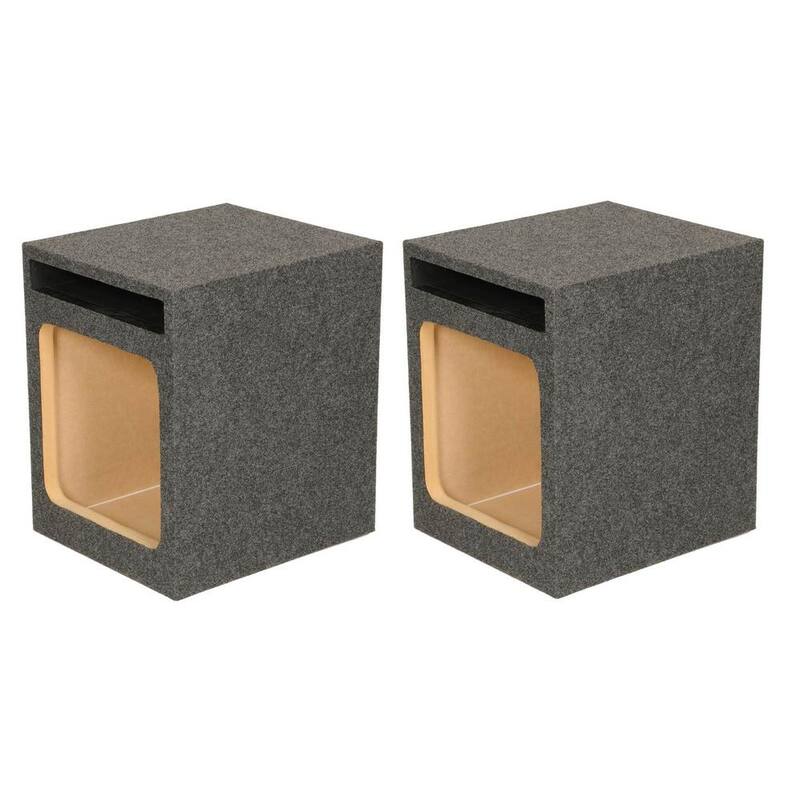 Unbranded HD112 12 in. Single Heavy Duty Vented Square Sub Enclosure Box (2-Pack) - 2 x HD112-VENT-SQ