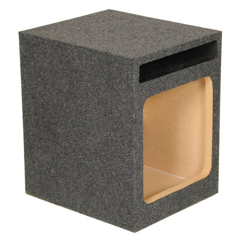 Unbranded HD112 12 in. Single Heavy Duty Vented Square Sub Enclosure Box (2-Pack) - 2 x HD112-VENT-SQ
