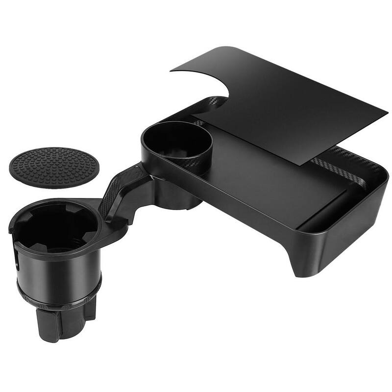 Etokfoks Cup Holder Tray 360° Rotating Car Bottle Holder Expander Adapter for Car - MLSA21-1LT061