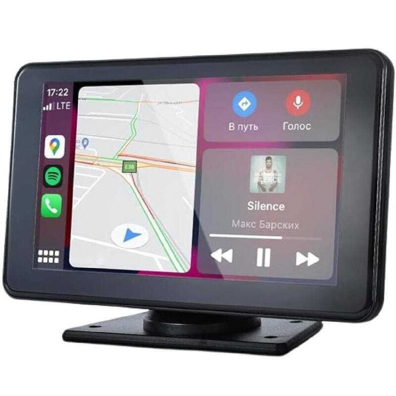 Etokfoks Portable Wireless Touchscreen Car Stereo Bluetooth 5.3-Voice Control 7 in. Apple Carplay Android Car Audio HD Screen - MLSA04-3LT218