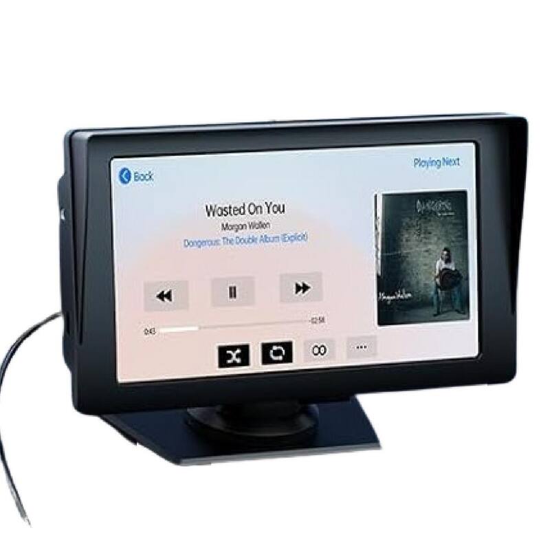 Etokfoks Wireless 7 in. Apple Car Play Touch Screen Sync GPS Navigation Audio Car Radio Receiver Bluetooth Siri Multimedia Player - MLSA04-3LT209