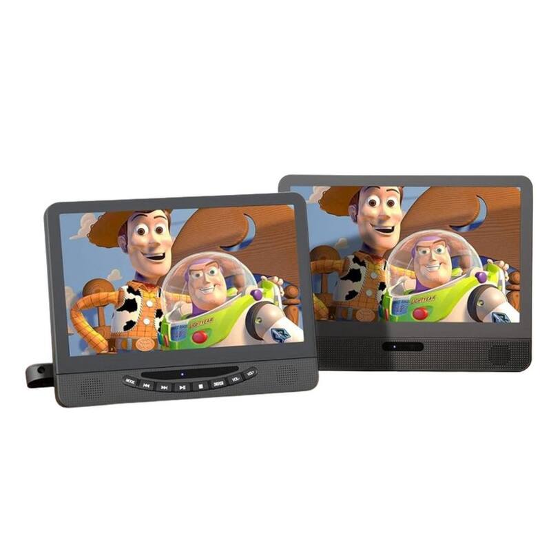 Etokfoks 12" Portable DVD Player for Car with 1080P HDMI Input Car DVD Player Dual Screen w/ Full HD Digital Signal Support USB - MLSA04-3LT181
