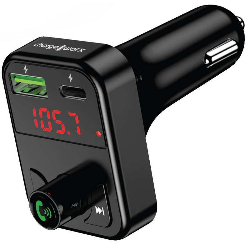Unbranded FM Transmitter USB-C and USB Car Charger - CHA-CX9995