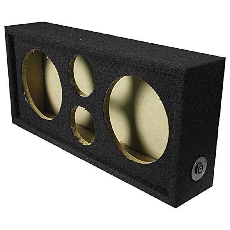 Unbranded Car Audio Subwoofer Enclosure 8 in. Mids and 3 in. Tweeters (2-Pack) - 2 x CH102S
