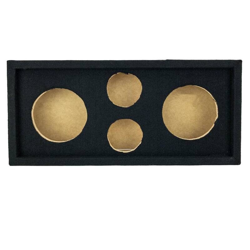 Unbranded Car Audio Subwoofer Enclosure 8 in. Mids and 3 in. Tweeters (2-Pack) - 2 x CH102S