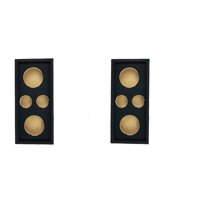 Unbranded Car Audio Subwoofer Enclosure 8 in. Mids and 3 in. Tweeters (2-Pack) - 2 x CH102S