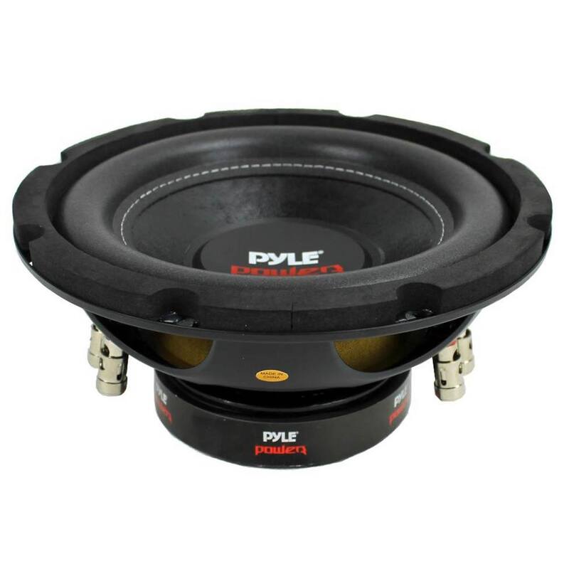 Unbranded Two 8 in. 1600-Watt Dual Voice Coil 4-Ohm Car Audio Subwoofers Speakers - 2 x PLPW8D