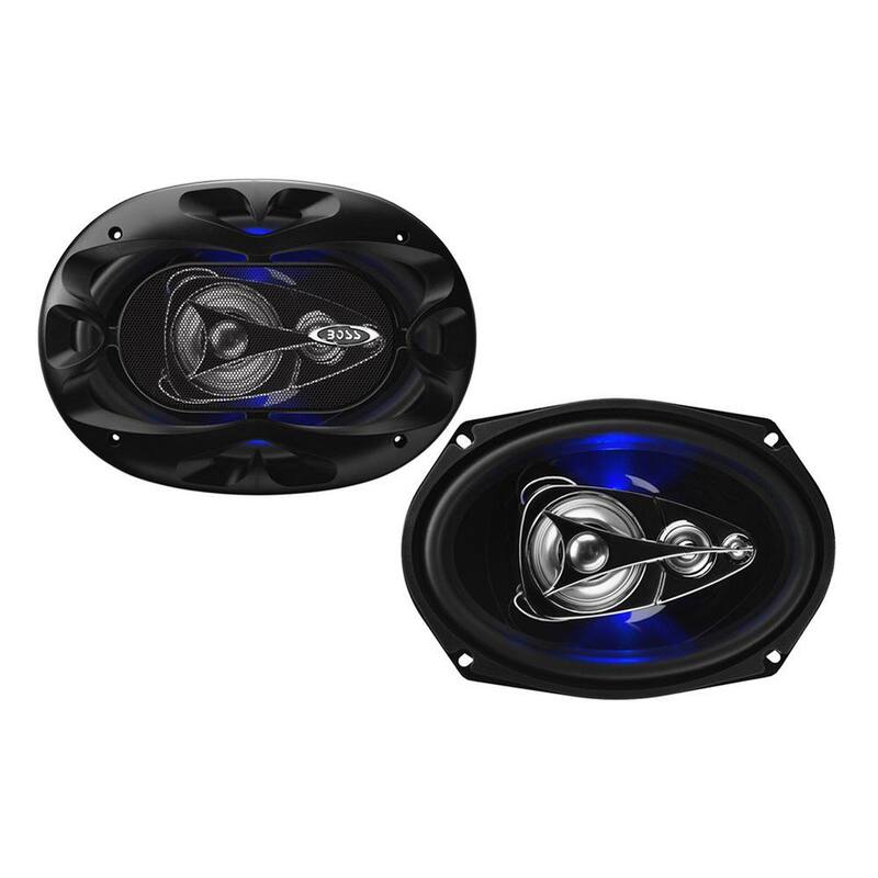 Boss Audio Systems Boss Rage 6 in. x 9 in. 4-Way 500-Watt Full Range Mobile Audio/Video Speakers (4-Pack) - 2 x BE694