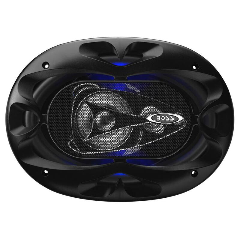 Boss Audio Systems Boss Rage 6 in. x 9 in. 4-Way 500-Watt Full Range Mobile Audio/Video Speakers (4-Pack) - 2 x BE694