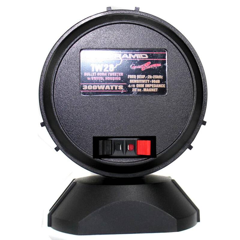 Unbranded TW28 3.75" 600W Super Car Audio Horn Bullet Aluminum Tweeters - 2 x TW28