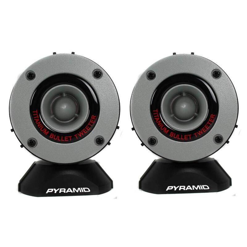 Unbranded TW28 3.75" 600W Super Car Audio Horn Bullet Aluminum Tweeters - 2 x TW28