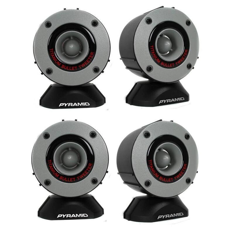 Unbranded TW28 3.75" 600W Super Car Audio Horn Bullet Aluminum Tweeters - 2 x TW28
