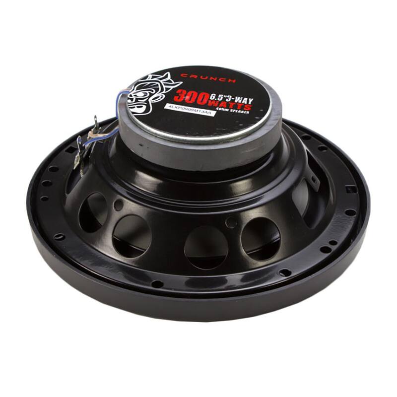 MAXXSONICS Crunch 300-Watt 6.5 in. Coax Shallow 4 Ohms CS Speakers, Black - CS-65CXS